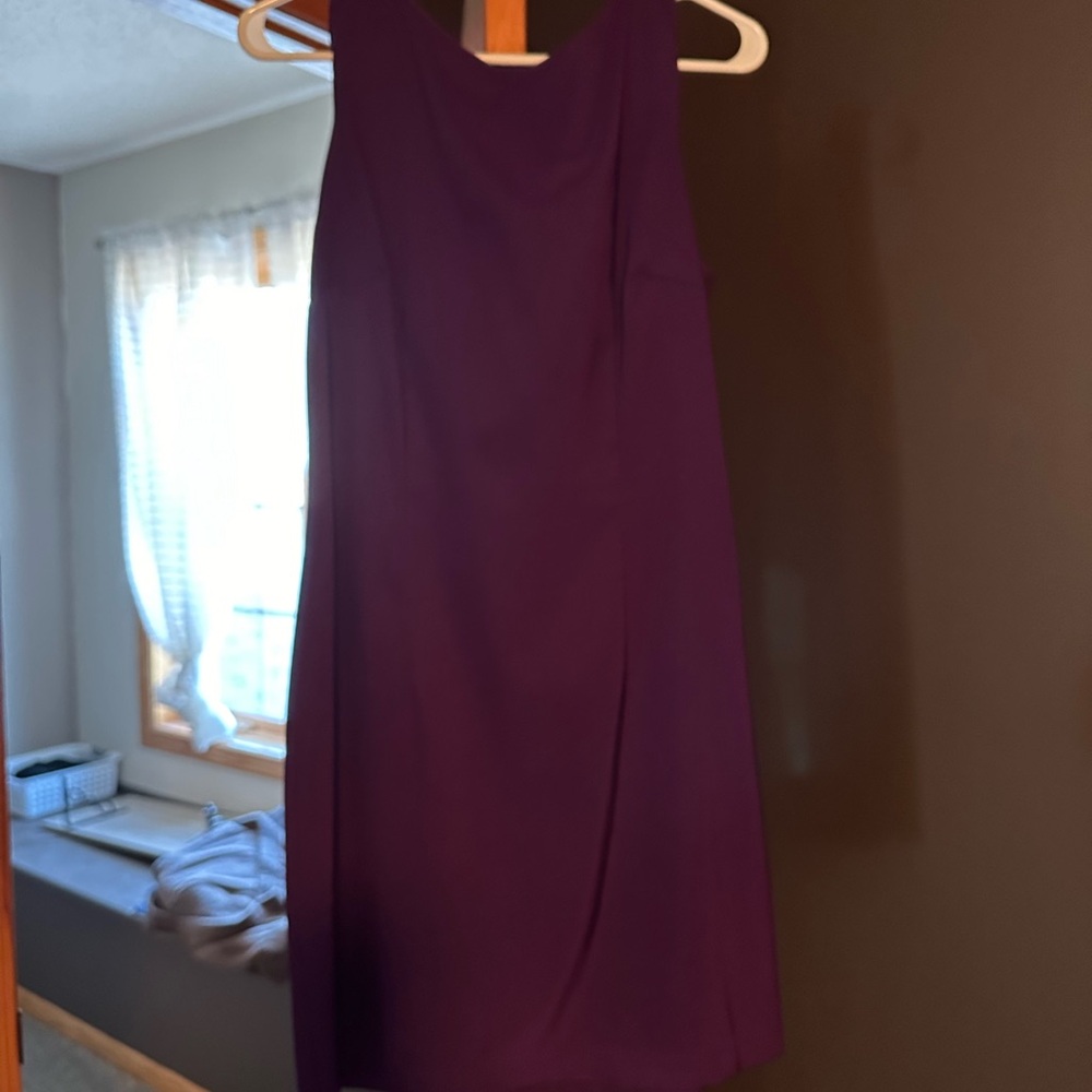 dressbarn Purple Halter Maxi Dress